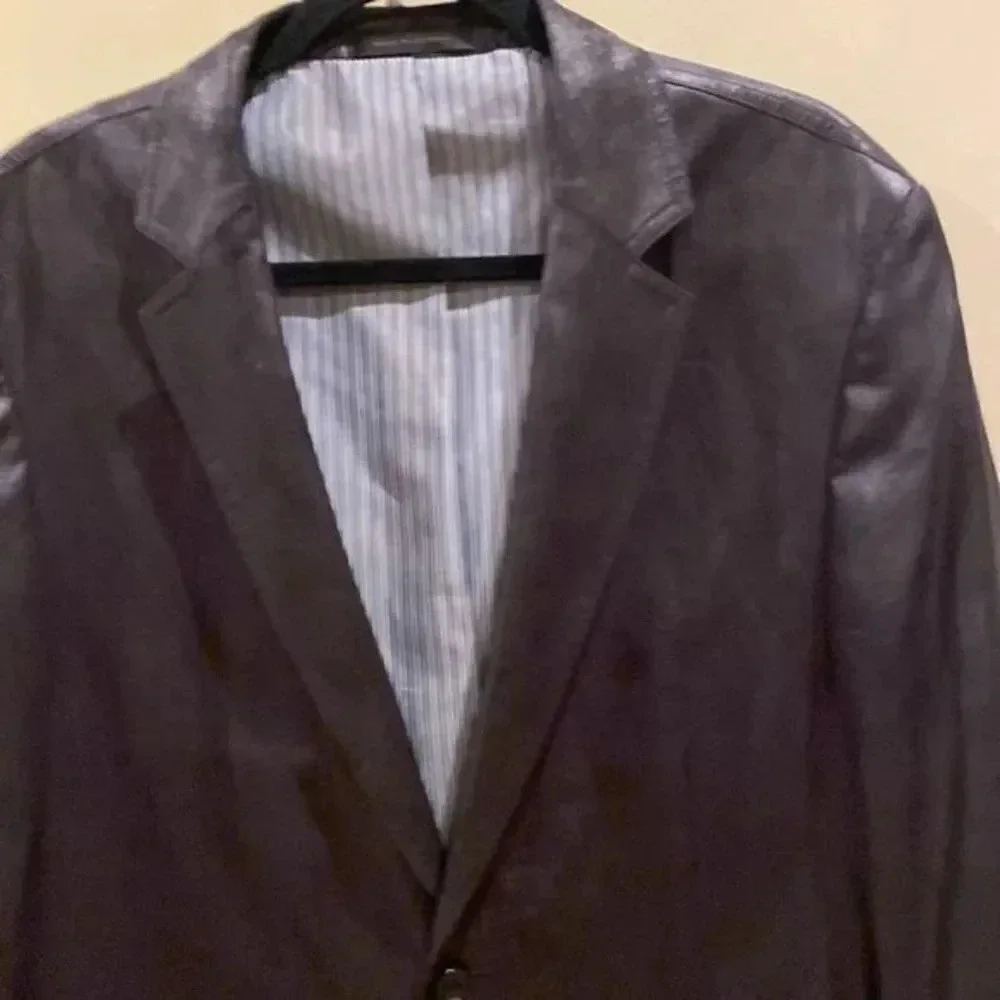 Men's Andrew Fezza Blazer Baxter Faux Suede Black